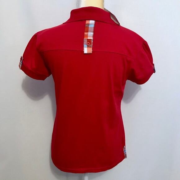 More to Love NWT Red Polo Shirt Women Various - Picture 8 of 13